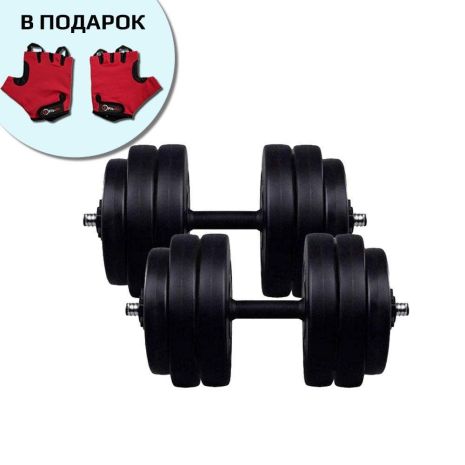 Гантелі Fit-On 2x26кг бітумні