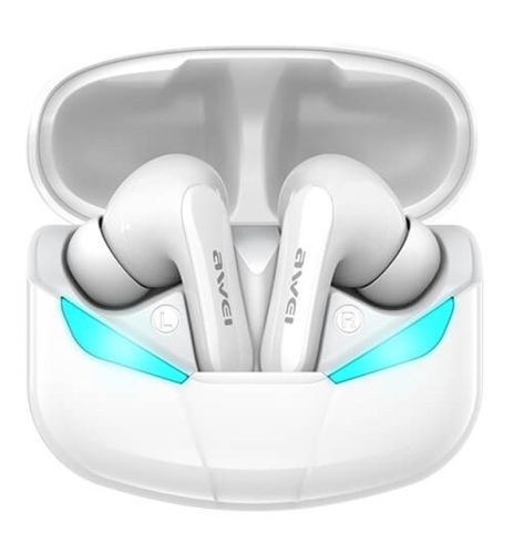 Навушники Bluetooth AWEI T35 Gaming TWS earphone | BT5.0, 35/400mAh, 5Hours | white