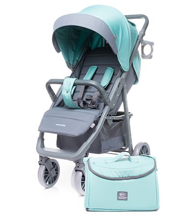 Прогулянковий візочок 4baby Moody Limited Edition, aqua