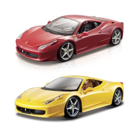 Автомодель - 458 ITALIA (асорті жовтий, червоний, 1:24)