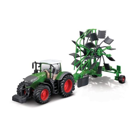 Модель - ТРАКТОР FENDT 1050 VARIO з валковими роторними граблями (10 cm)