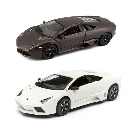 Автомодель - LAMBORGHINI REVENTON (асорті матовий білий, сірий металік 1:24)