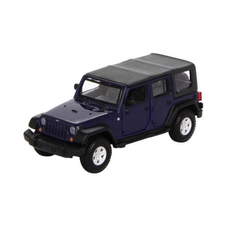 Автомодель - JEEP WRANGLER UNLIMITED RUBICON (асорті зелений металік, темно-синій 1:32)