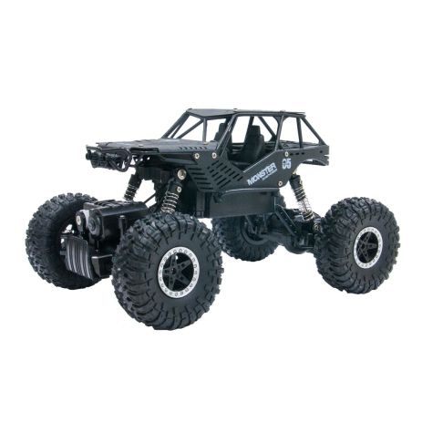 Автомобіль OFF-ROAD CRAWLER з р/к - TIGER (матовий чорний, акум. 4,8V, метал. корпус, 1: 18)