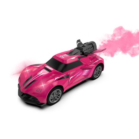 Автомобіль SPRAY CAR на р/к - SPORT (рожевий, 1:24, світло, пара)