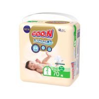 Підгузки GOO.N Premium Soft для дітей 4-8 кг (розмір 2(S), на липучках, унісекс, 70 шт)