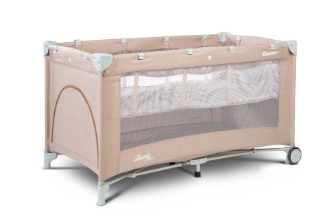 Дитяче ліжко манеж Caretero Basic Plus Beige