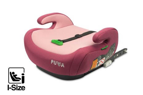 Дитяче автокрісло бустер Caretero Puma ISOFIX I-SIZE (125-150 см) Dirty Pink