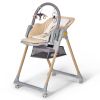 Стільчик для годування Kinderkraft Lastree Beige Wood (KHLAST00BEGW000)