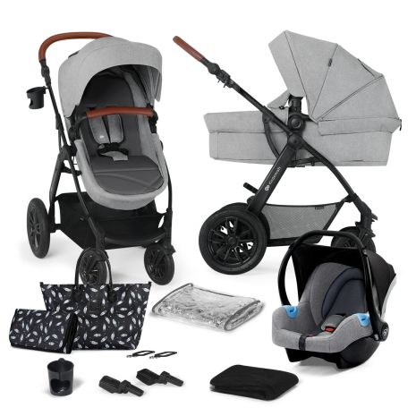 Универсальная коляска 3 в 1 Kinderkraft Xmoov CT Light Gray (KSXMOV00LGR3000)