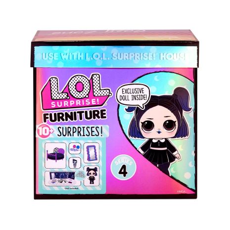 Ігровий набір з лялькою L.O.L. SURPRISE! серії "Furniture" - СПАЛЬНЯ ЛЕДІ-СУТІНКИ