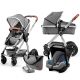 Универсальная коляска 3 в 1 Kinderkraft Veo Gray (KKWVEOGRY30000)