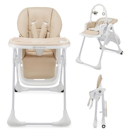 Стульчик для кормления Kinderkraft Tummie Beige (KHTUMM00BEG0000)