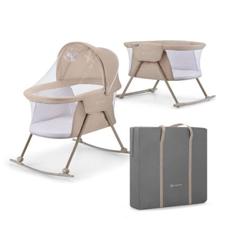 Люлька-качалка 3 в 1 Kinderkraft Lovi Beige (KKLLOVIBEG0000)