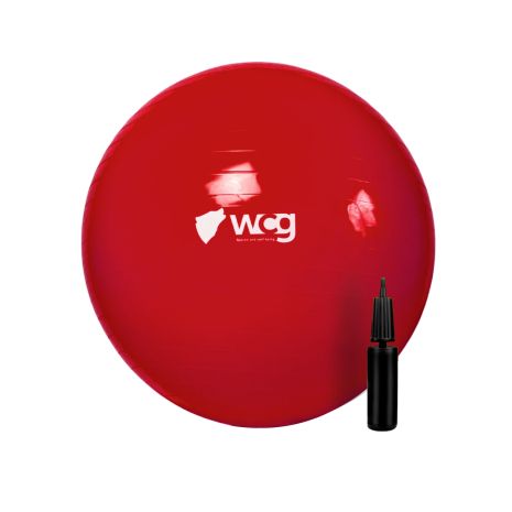 М'яч для фітнесу (фітбол) WCG 75 Anti-Burst 300кг Червоний