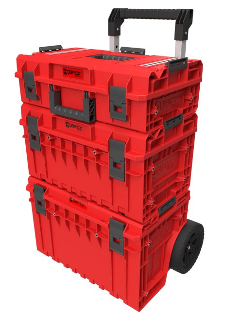 Набір ящиків для інструментів Qbrick System ONE CART TECHNIK RED 2.0 (5901238258049)