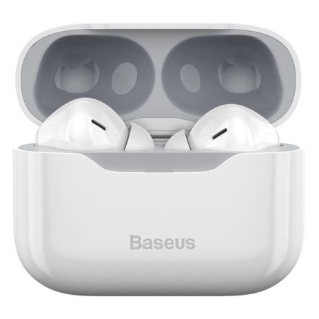 Наушники Bluetooth BASEUS SIMU ANC True Wireless Earphone S1 |BT5.1, 40/380mAh, 4.5/24Hours| (NGS1-02) white