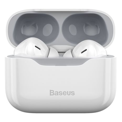 Наушники Bluetooth BASEUS SIMU ANC True Wireless Earphone S1 |BT5.1, 40/380mAh, 4.5/24Hours| (NGS1-02) white