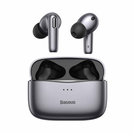 Наушники Bluetooth BASEUS SIMU ANC True Wireless Earphones S2 |42/480mAh, 6/24Hours| (NGS2-02) grey