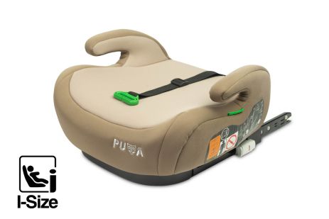 Детское автокресло бустер Caretero Puma ISOFIX I-SIZE (125-150 см) Beige