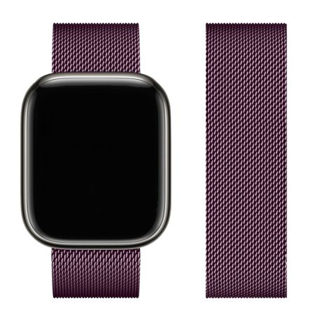 Ремінець металевий Hoco iWatch WA03 milanese steel 38/ 40/ 41mm blackcurrant