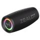 Портативна Bluetooth колонка ZEALOT S56 TWS з LED підсвічуванням black