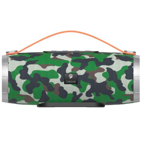 Акустика CELEBRAT TWS SP-6 | AUX/USB/TF/FM/BT5.0, 5W*2| Camouflage-Green