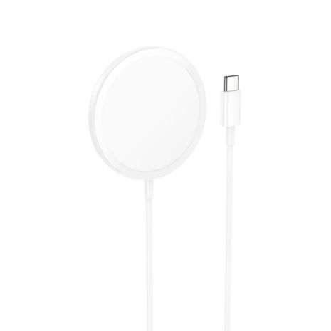 Беспроводное ЗУ HOCO CW52 Enjoy magnetic wireless fast charging White