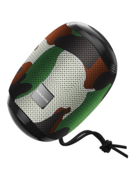 Портативная колонка BOROFONE BR6 Miraculous sports wireless speaker IPX5 |BT5.0, TWS AUX, FM, TF, USB| Camouflage Green