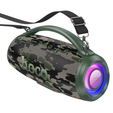 Акустика Hoco HA4 Surge outdoor BT speaker |BT5.3, TWS, AUX/USB/TF/FM, 2x20W| Camouflage-Green