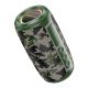 Портативна Bluetooth колонка Borofone BR38 TWS з LED підсвічуванням camouflage green