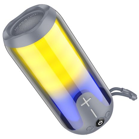 Портативна Bluetooth колонка Borofone BR33 TWS з LED підсвічуванням grey