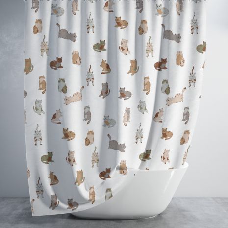 Штора для ванної Kitties Tropic 180x200 cм 7183