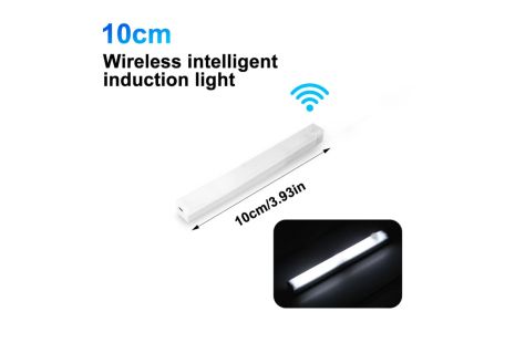 LED світильник/нічник 10cm сенсорний, портативний, White | USB Type-C, 6LEDs, 0.1m, Холодне світло, магнітне кріплення | 2 режими | Для кухні, гардеробу, спальні, коридору