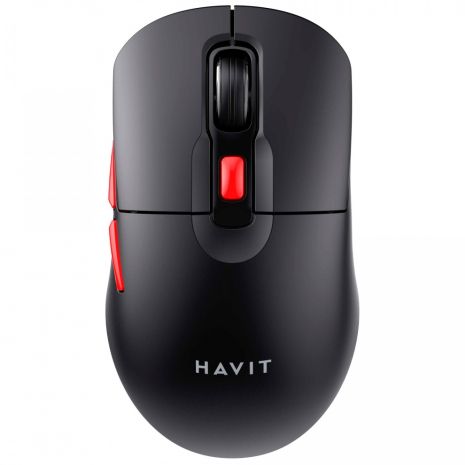 Беспроводная мышь двухрежимная HAVIT HV-MS59WB Black 2.4GHz + Bluetooth 5.0, 1600 DPI, 7 клавиш