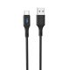 Кабель Hoco U79 с индикатором USB to Type-C 1.2m black