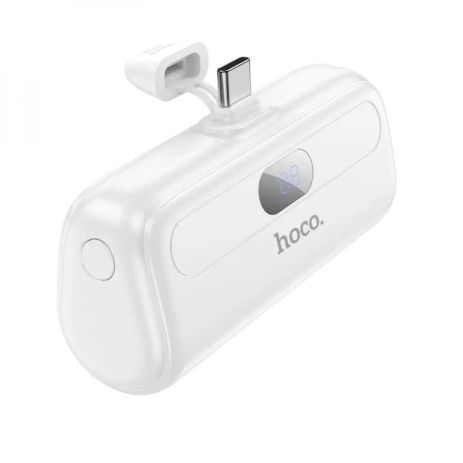 Повербанк Hoco J116 Pocket with digital display Type-C 5000mAh Белый