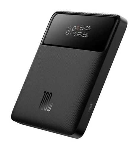 Повербанк Baseus 100W 20000mAh Blade Power Digital Display Fast Charging HDEdition |2USB/2Type-C, 5A, PD/QC| Black PPBL000301