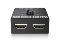 HDMI разветвитель двунаправленный Bi-Direction Switch на 2 порта 4К 60Hz Black | переключатель + коммутатор 2x1/1x2 | Для PC, XBox, PS4, PS5, видеоплееров