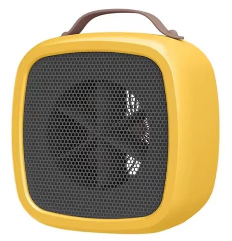 Міні-обігрівач портативний 150W, 101x141x142mm, 220V, Yellow