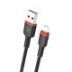 Кабель WUW-X203 USB Lightning 2,4А black