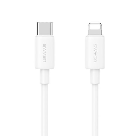 Кабель Usams SJ712 Type-C Lightning 30W Fast Charging Data Cable white