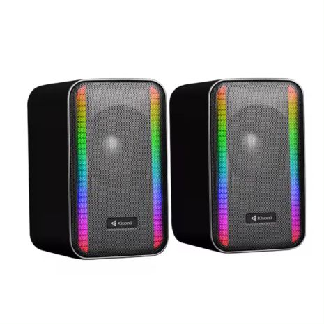 Компьютерные колонки Kisonli X22 RGB USB BT Черный