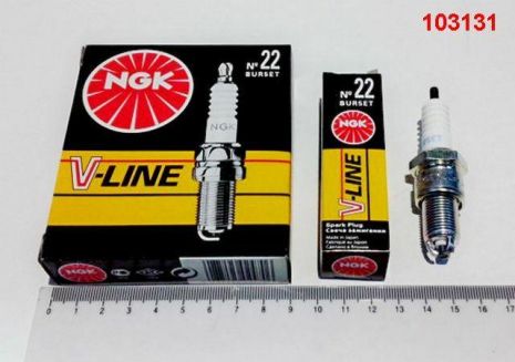 Свічка запалювання NGK V-Line 22 (BUR5ET)