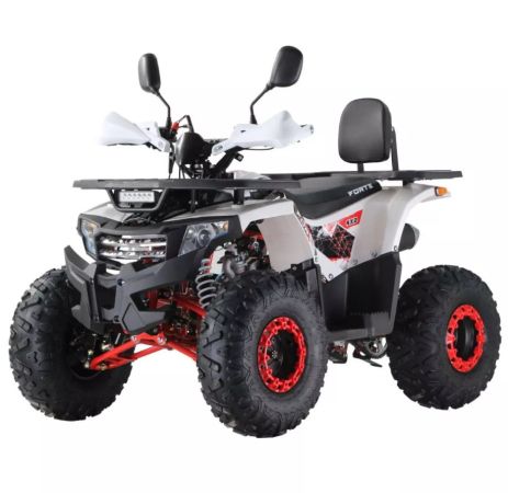 Квадроцикл FORTE ATV125F біло-червоний