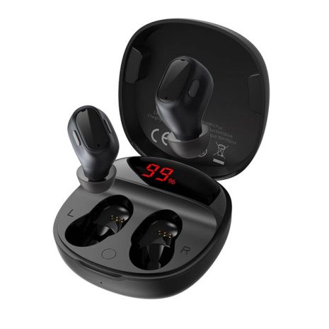 Наушники Baseus Encok True Wireless Earphones WM01 Plus |BT5.3, 40/800mAh, 5h| black