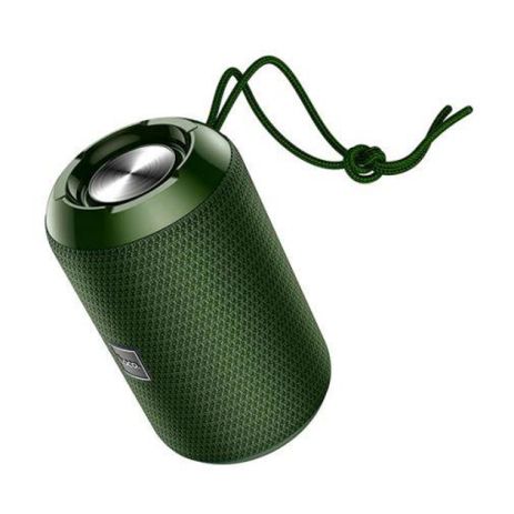 Акустика HOCO HC1 ​​Trendy sound sports Wireless Speaker IPX5 | BT, TWS, AUX, FM, TF, USB | dark green