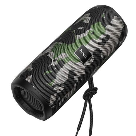 Акустика HOCO HC16 Vocal sports BT speaker IPX4 |BT5.3, AUX/FM/USB/TF| Camouflage-Green