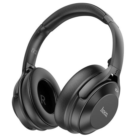 Навушники HOCO W37 Sound Active Noise Reduction BT headset | BT5.3, AUX, 33h | black