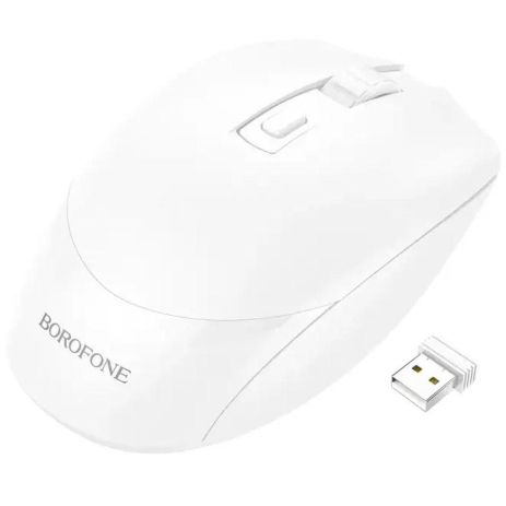 Wireless Мышь Borofone BG7 2.4G optical Белый